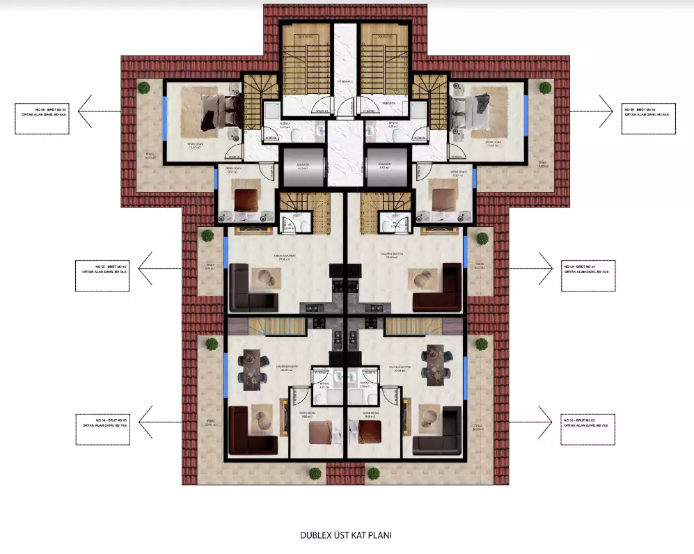 Flat 56m² in Turkey, Avsallar. Priced at 93750€ rent photo-20