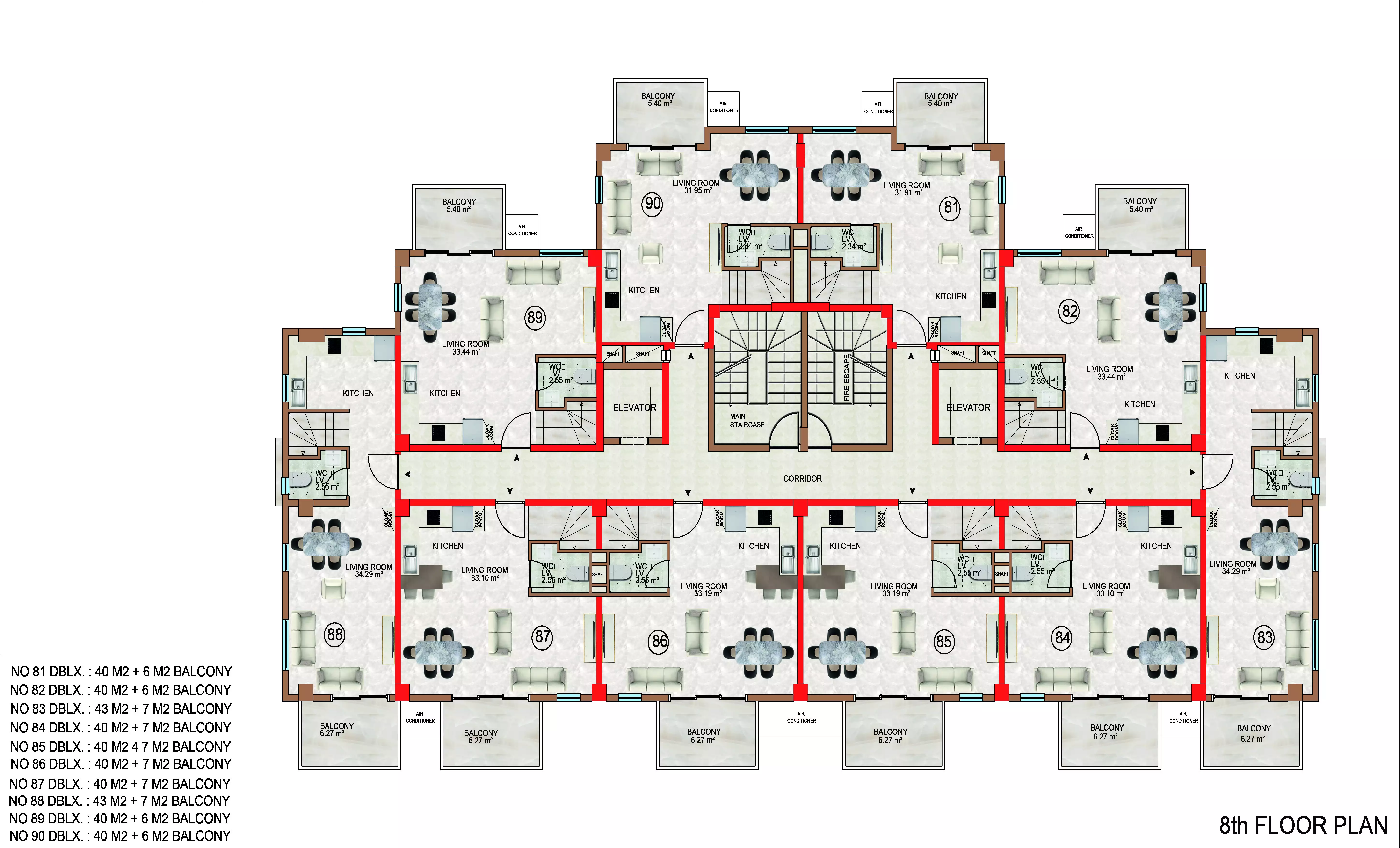 Flat 47m² in Turkey, Avsallar. Priced at 90000€ rent photo-26