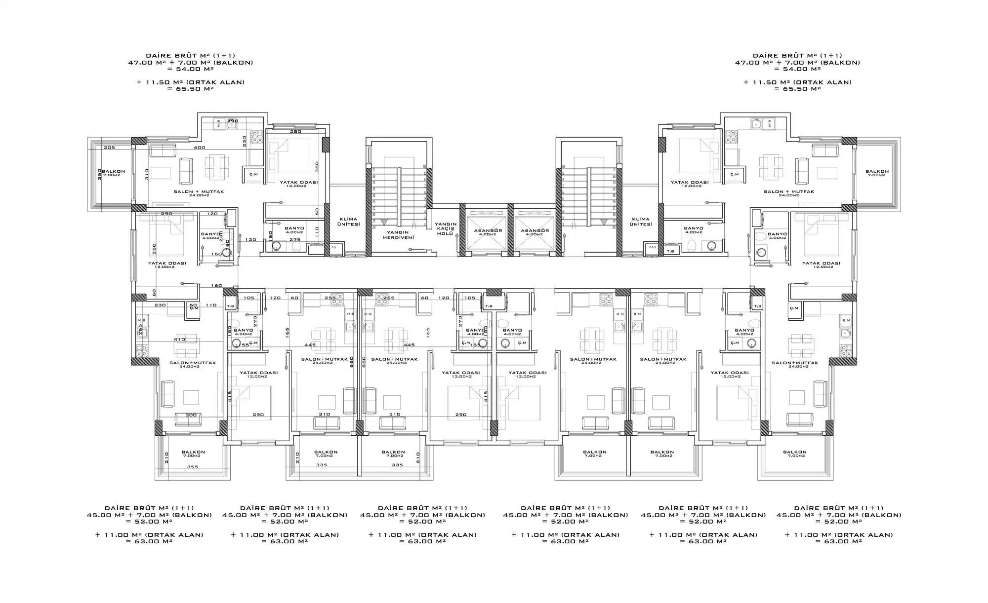 Flat 63m² in Turkey, Avsallar. Priced at 155000€ rent photo-20