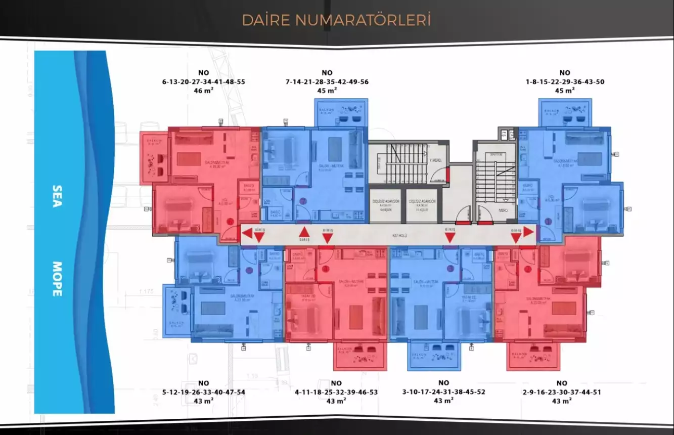 Flat 54m² in Turkey, Avsallar. Priced at 103000€ rent photo-11