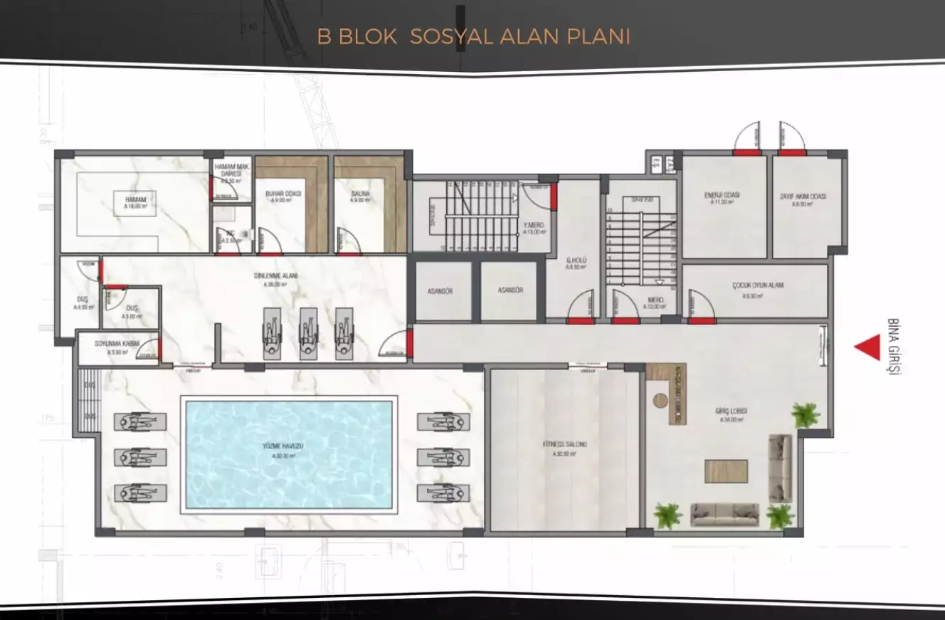 Flat 54m² in Turkey, Avsallar. Priced at 103000€ rent photo-12