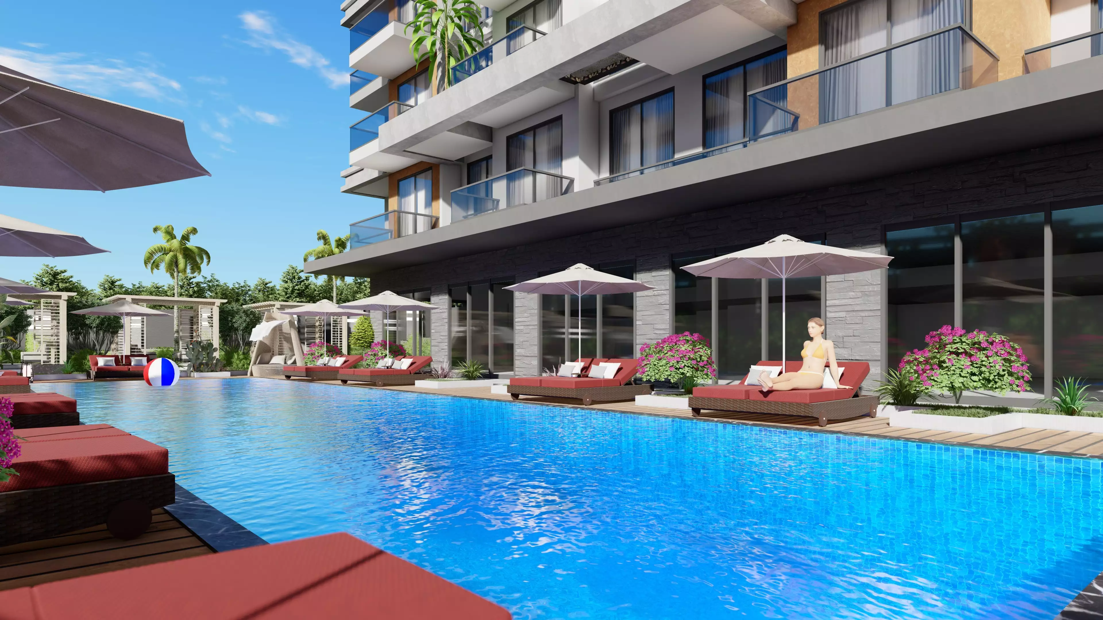 Flat 47m² in Turkey, Avsallar. Priced at 92000€ rent photo-7