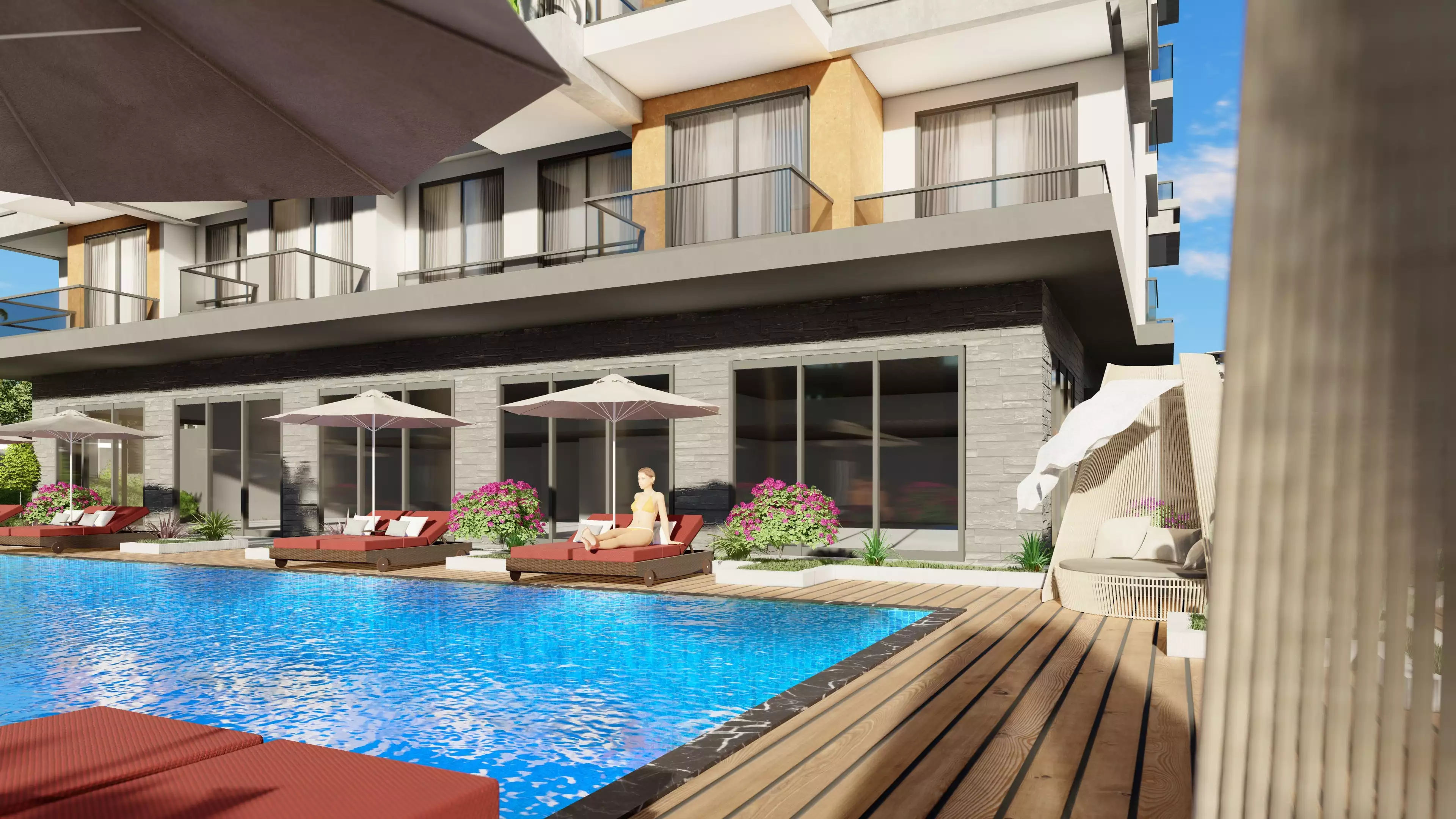Flat 47m² in Turkey, Avsallar. Priced at 92000€ rent photo-11