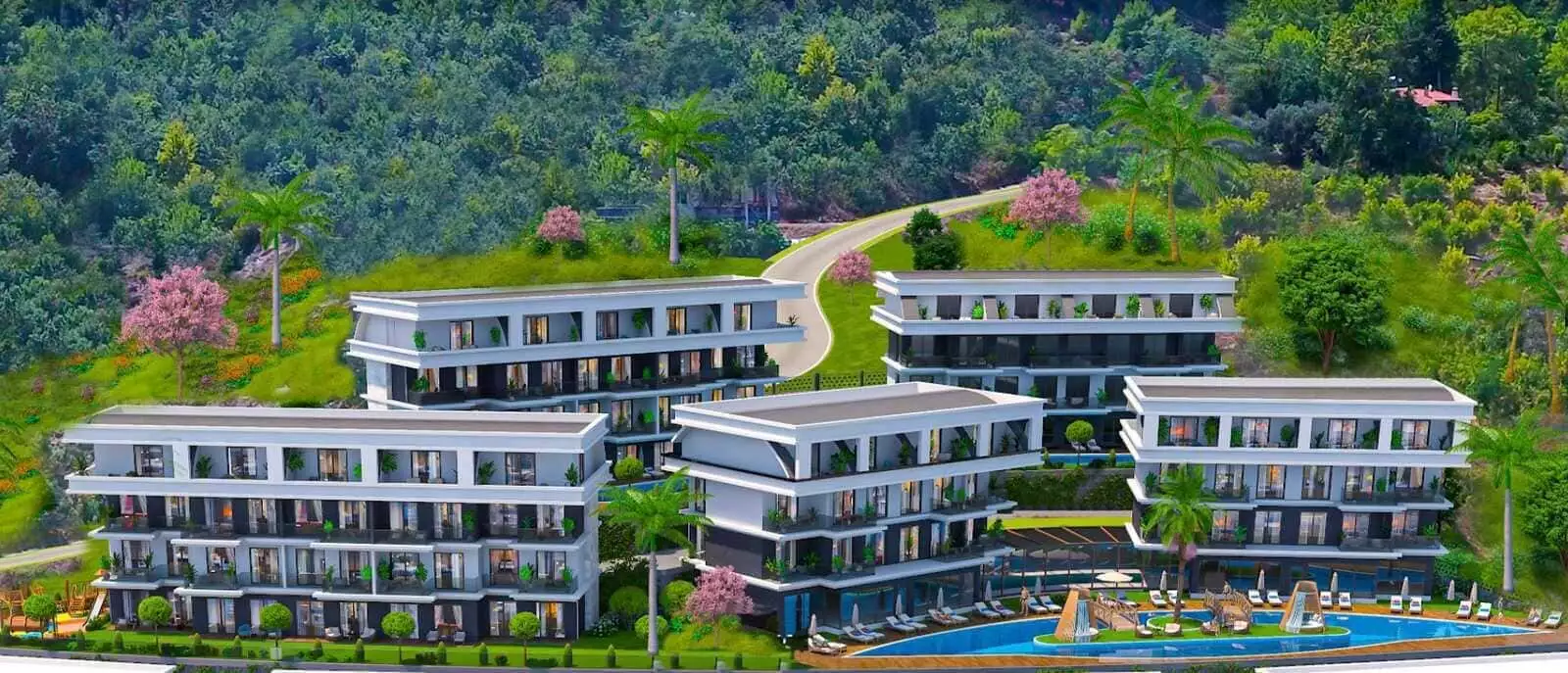 Flat 56m² in Turkey, Kargicak. Priced at 125000€ rent photo-3