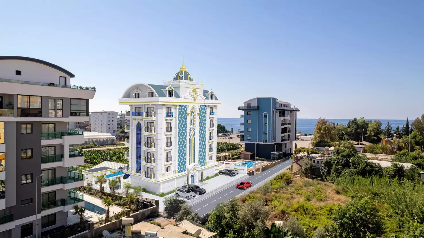 Flat 53m² in Turkey, Kargicak. Priced at 180000€ rent photo-11