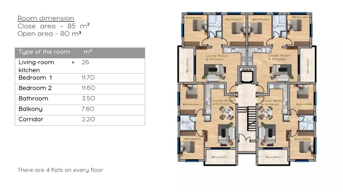 Flat 55m² in Cyprus, Gasimagus. Priced at 105000€ rent photo-7