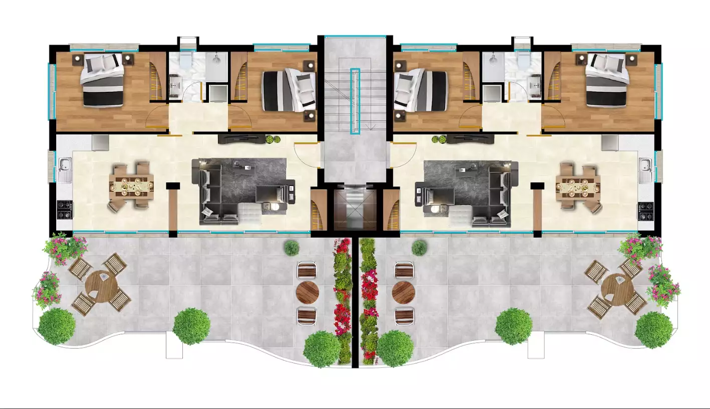 Flat 75m² in Cyprus, Iskele. Priced at 157000€ rent photo-9