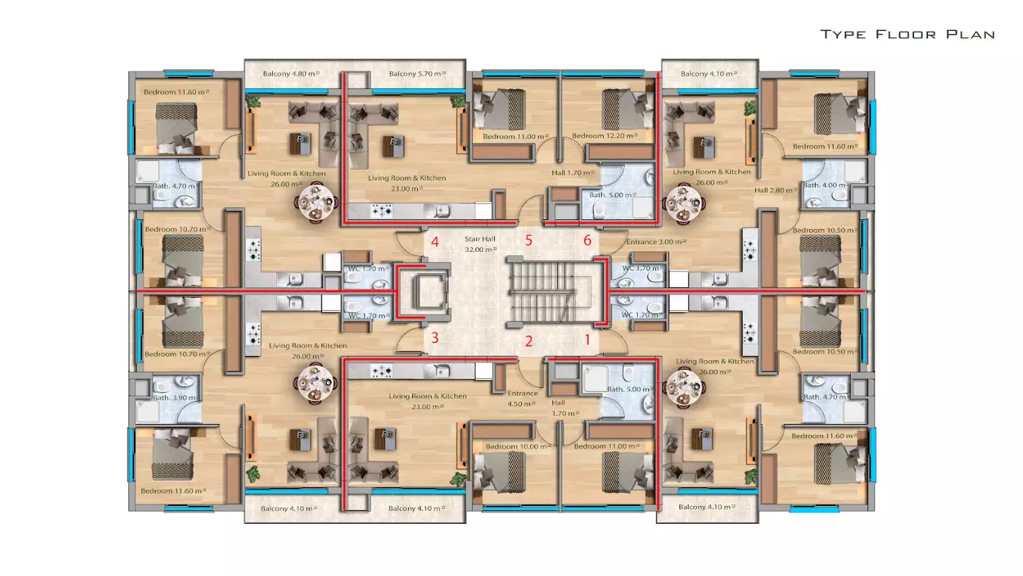 Flat 78m² in Cyprus, Iskele. Priced at 205000€ rent photo-19