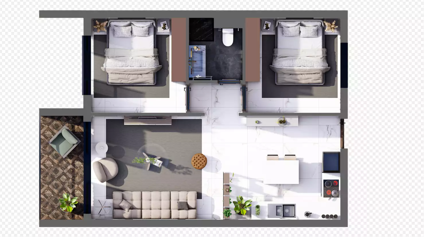 Flat 35m² in Cyprus, Famagusta. Priced at 115000€ rent photo-24