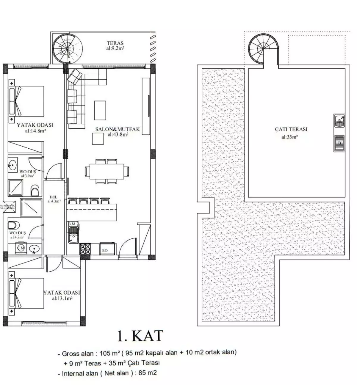 Flat 105m² in Cyprus, Famagusta. Priced at 165000€ rent photo-22