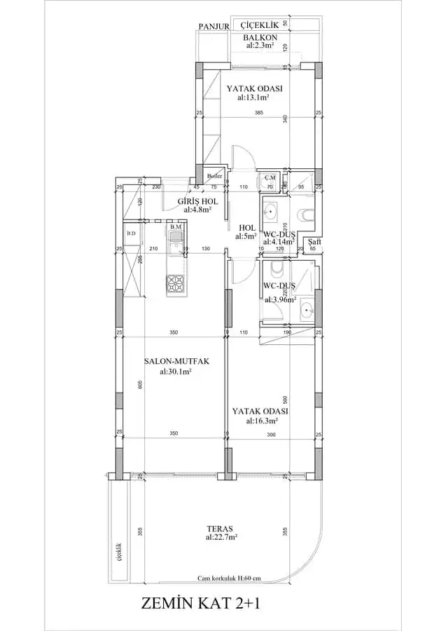 Flat 95m² in Cyprus, Iskele. Priced at 219900€ rent photo-23