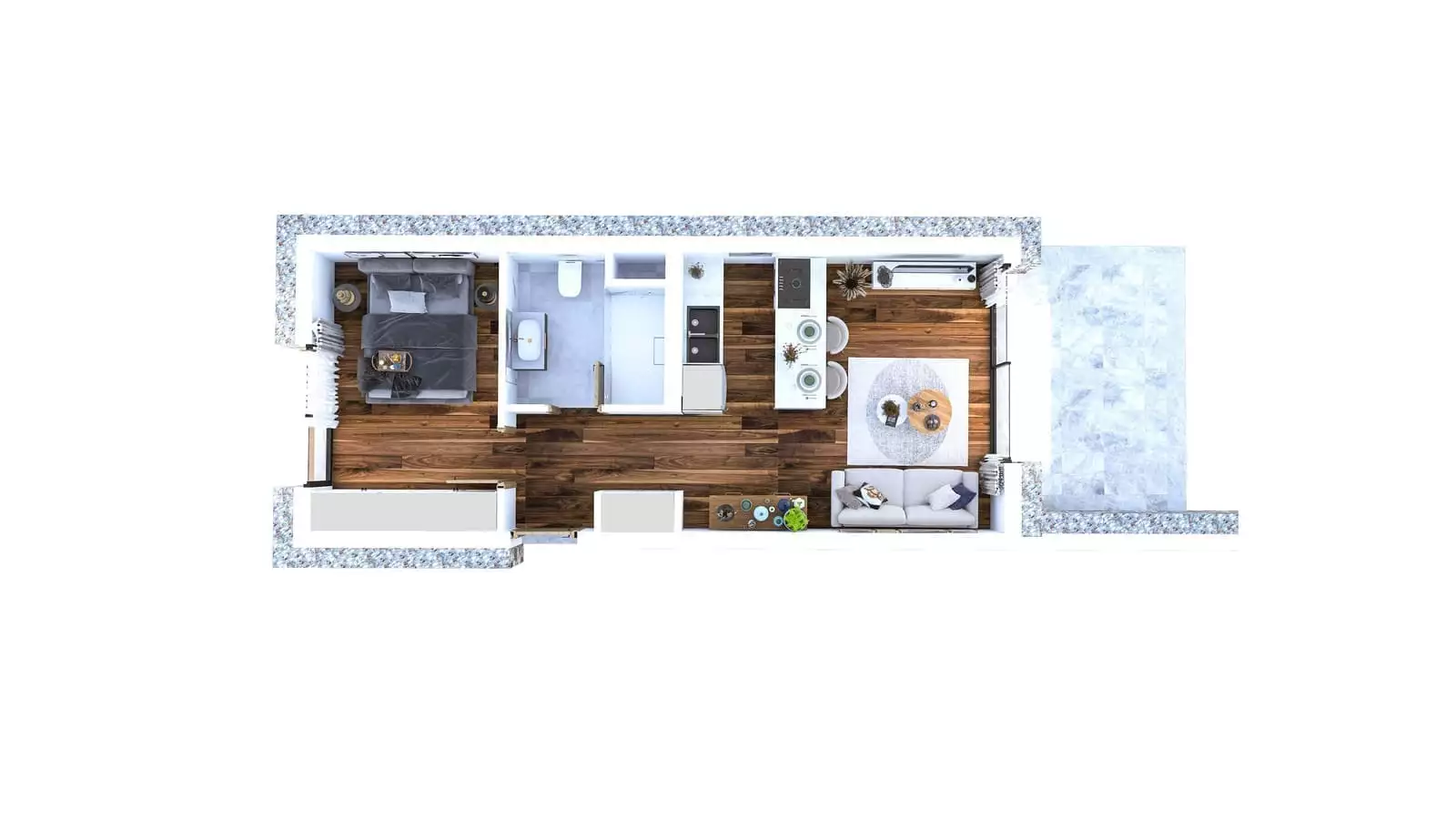 Flat 81m² in Cyprus, Bahceli. Priced at 293000€ rent photo-21