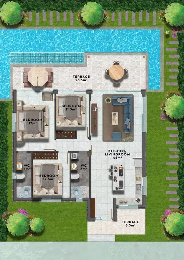 Flat 35m² in Cyprus, Esentepe. Priced at 214400€ rent photo-18