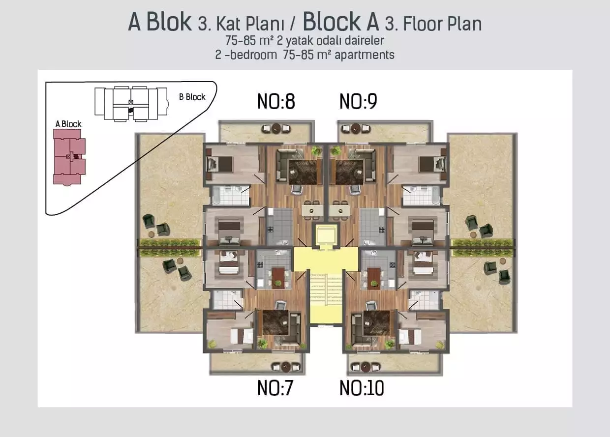 Flat 69m² in Cyprus, Famagusta. Priced at 122500€ rent photo-11