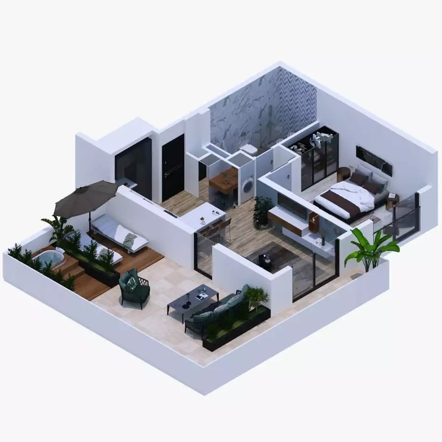 Flat 62m² in Cyprus, Iskele. Priced at 203000€ rent photo-25