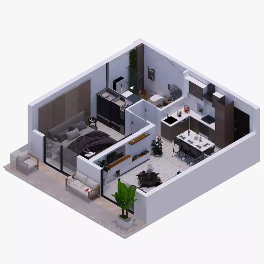 Flat 62m² in Cyprus, Iskele. Priced at 203000€ rent photo-26