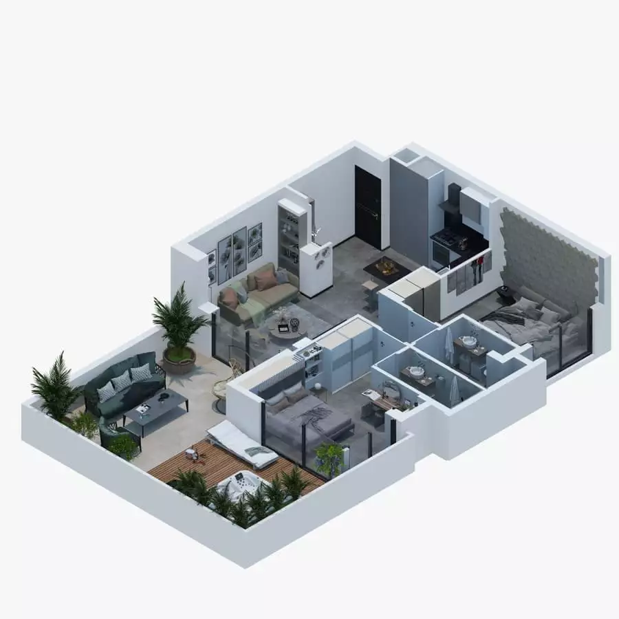 Flat 62m² in Cyprus, Iskele. Priced at 203000€ rent photo-27