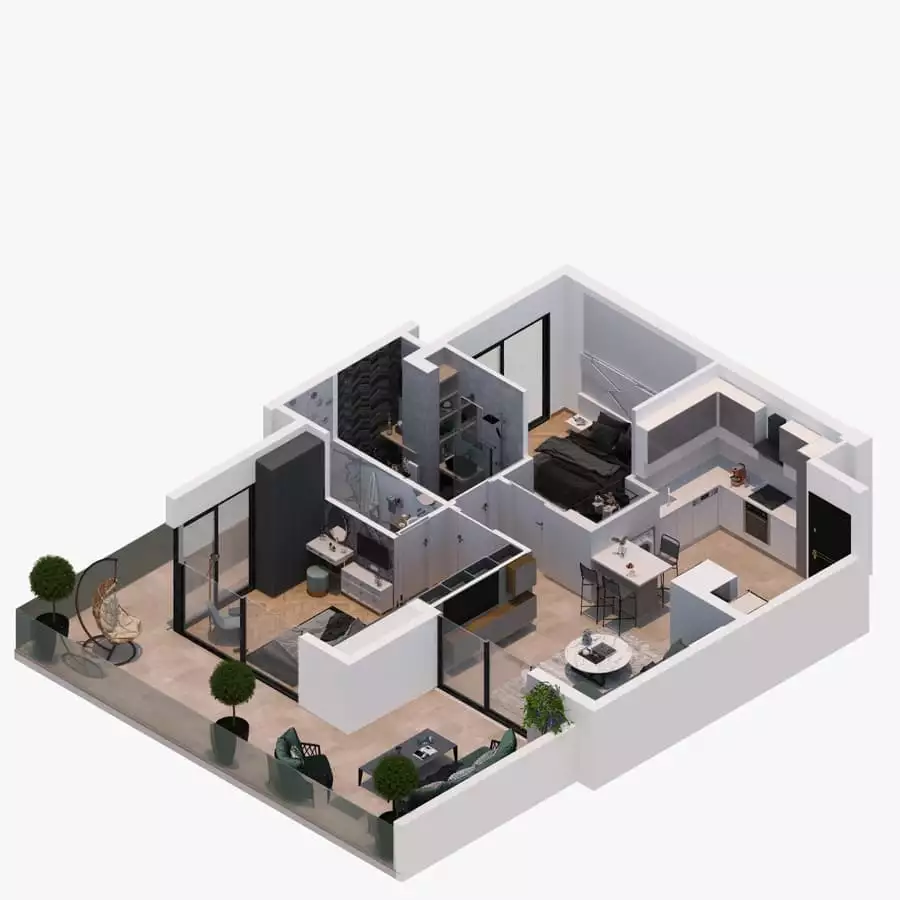 Flat 62m² in Cyprus, Iskele. Priced at 203000€ rent photo-28