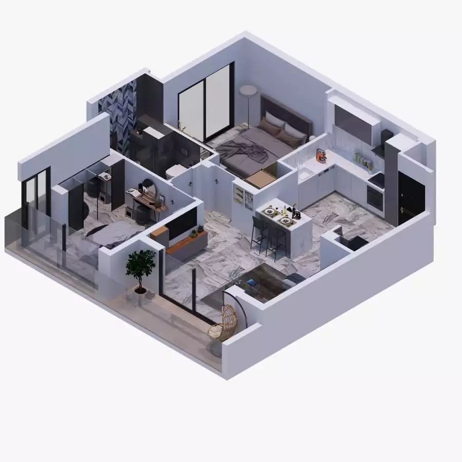 Flat 62m² in Cyprus, Iskele. Priced at 203000€ rent photo-29