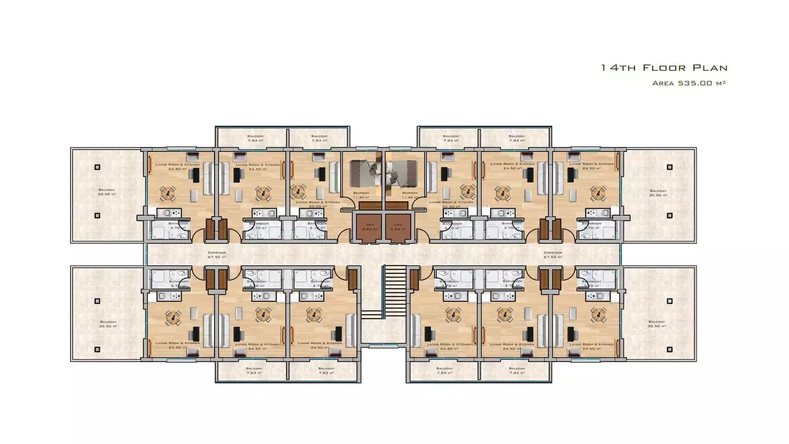 Flat 34m² in Cyprus, Iskele. Priced at 113700€ rent photo-18