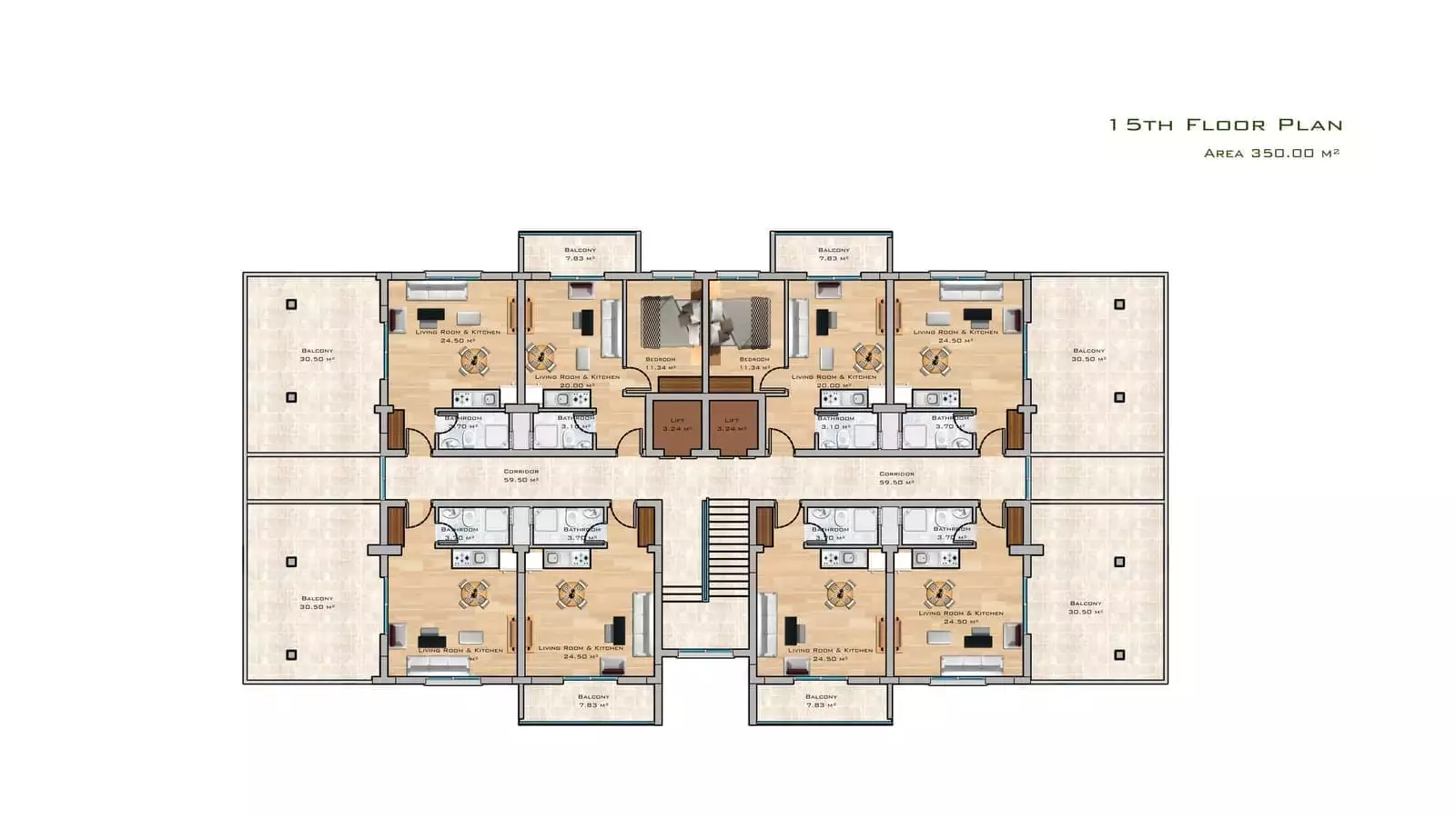 Flat 34m² in Cyprus, Iskele. Priced at 113700€ rent photo-19
