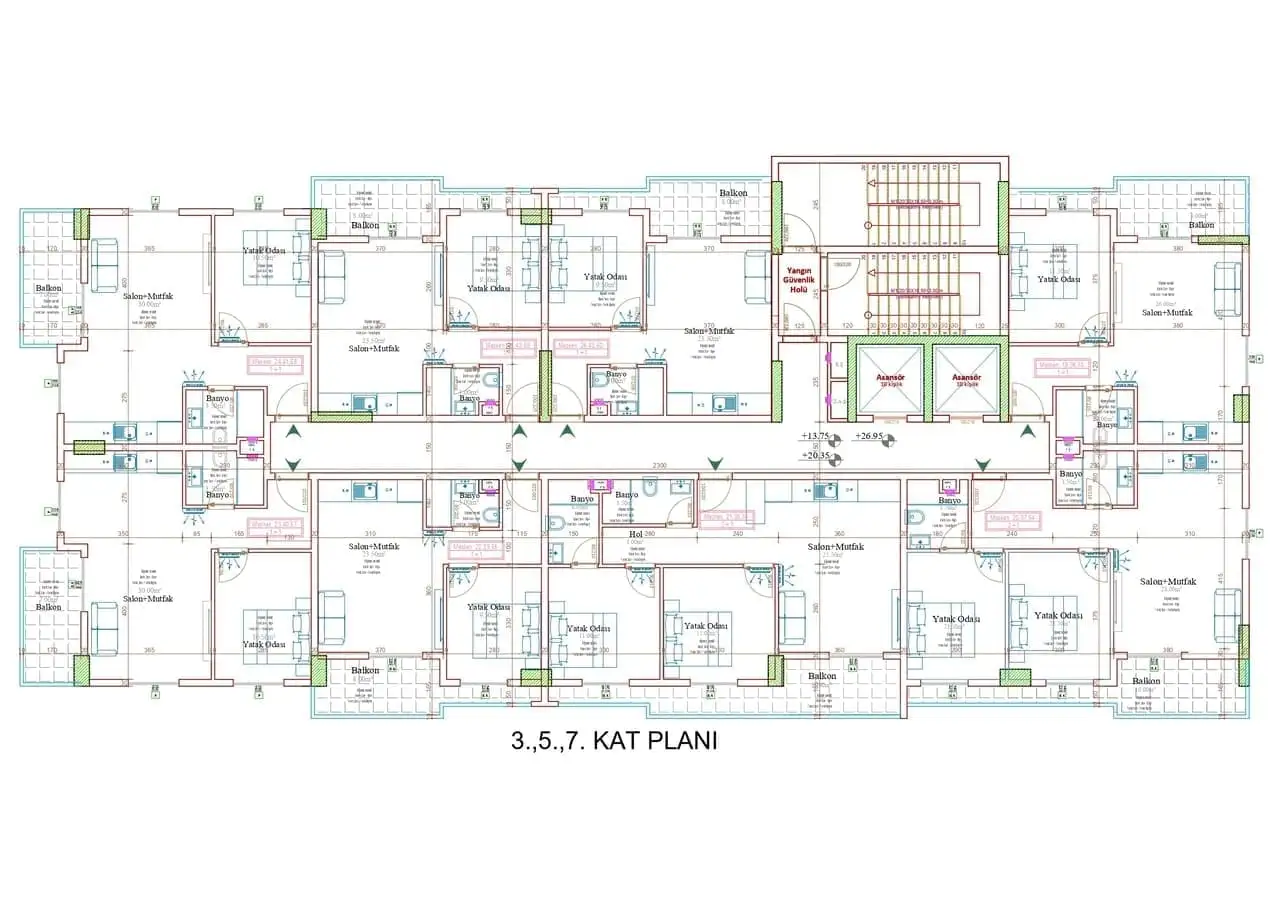 Flat 55m² in Turkey, Mahmutlar. Priced at 82500€ rent photo-28