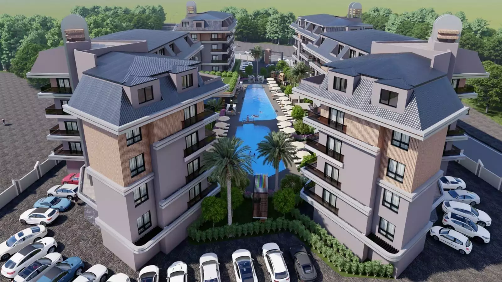 Flat 49m² in Turkey, Oba. Priced at 116500€ rent photo-4