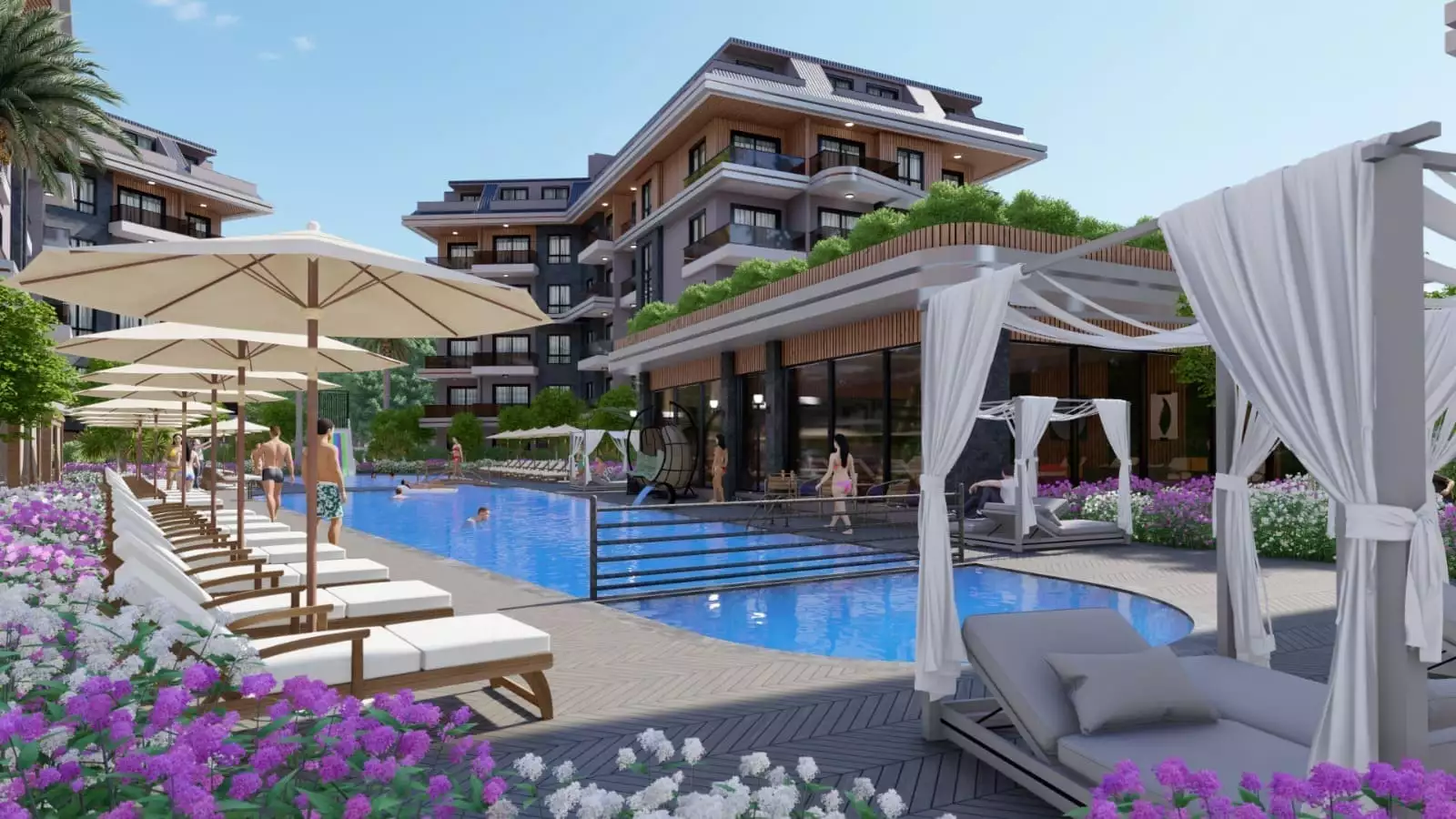 Flat 49m² in Turkey, Oba. Priced at 116500€ rent photo-13