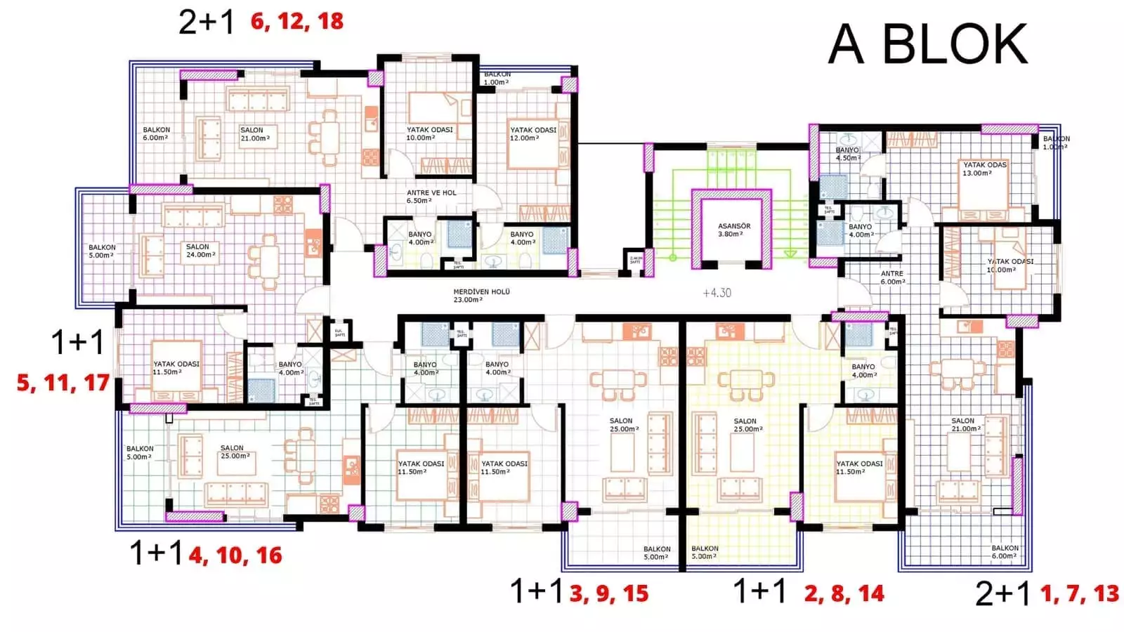 Flat 49m² in Turkey, Oba. Priced at 116500€ rent photo-18