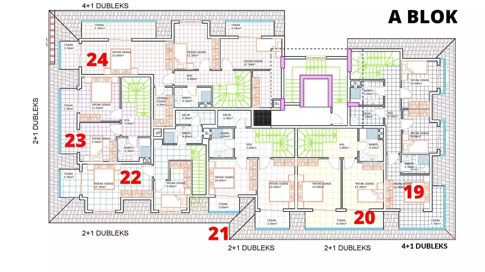 Flat 49m² in Turkey, Oba. Priced at 116500€ rent photo-20