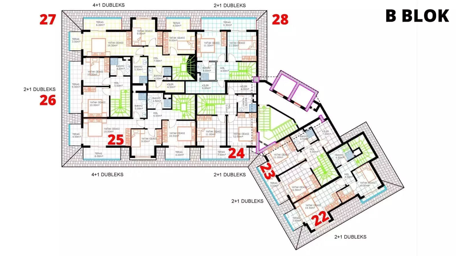 Flat 49m² in Turkey, Oba. Priced at 116500€ rent photo-23