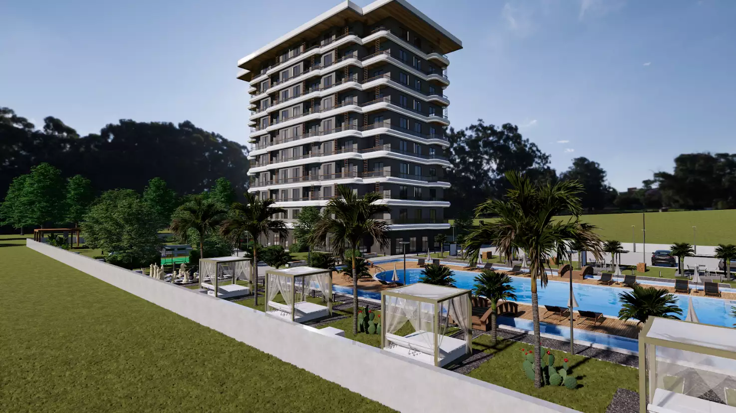 Flat 58m² in Turkey, Avsallar. Priced at 115000€ rent photo-3