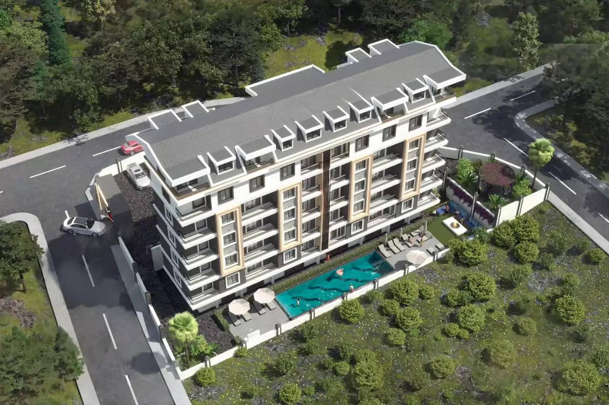 Flat 57m² in Turkey, Gazipasа. Priced at 90000€ rent photo-5