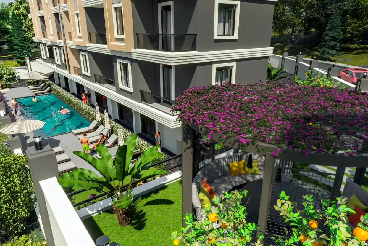 Flat 57m² in Turkey, Gazipasа. Priced at 90000€ rent photo-6