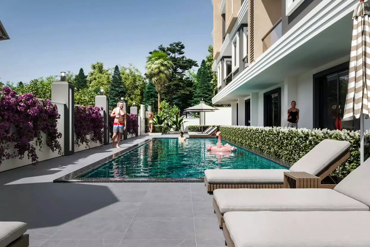 Flat 57m² in Turkey, Gazipasа. Priced at 90000€ rent photo-8