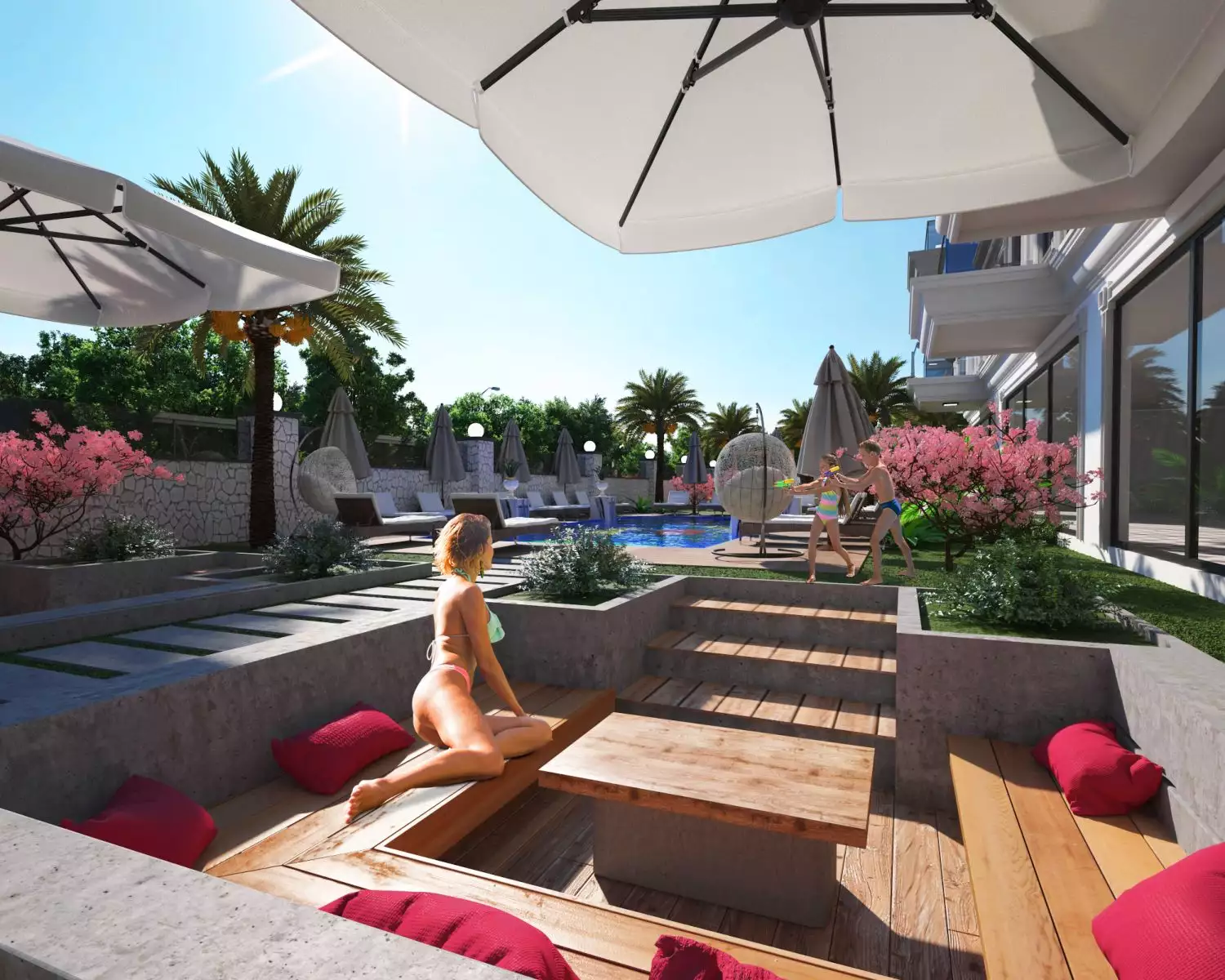 Flat 54m² in Turkey, Gazipasа. Priced at 99000€ rent photo-14