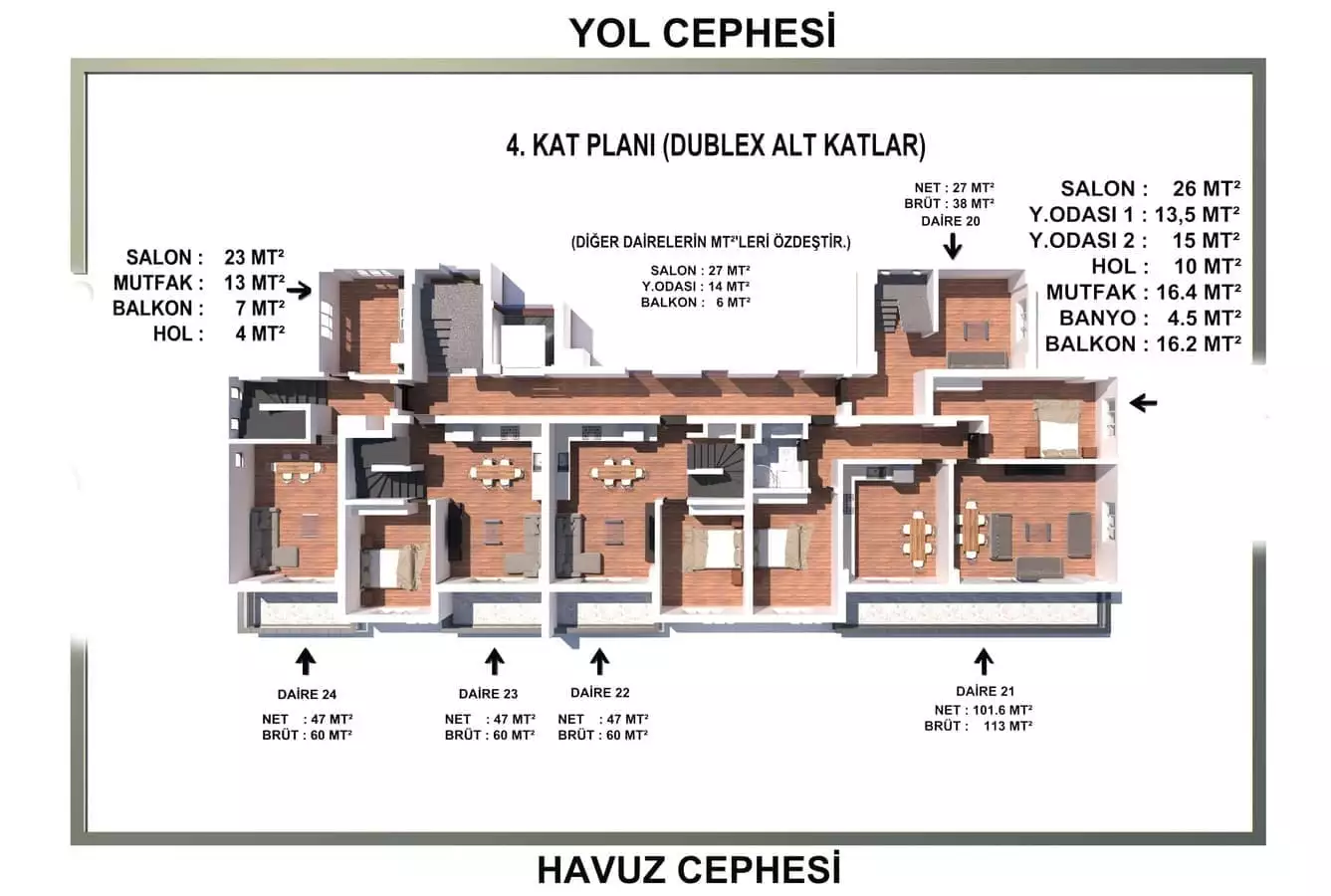 Flat 35m² in Turkey, Gazipasа. Priced at 105000€ rent photo-23