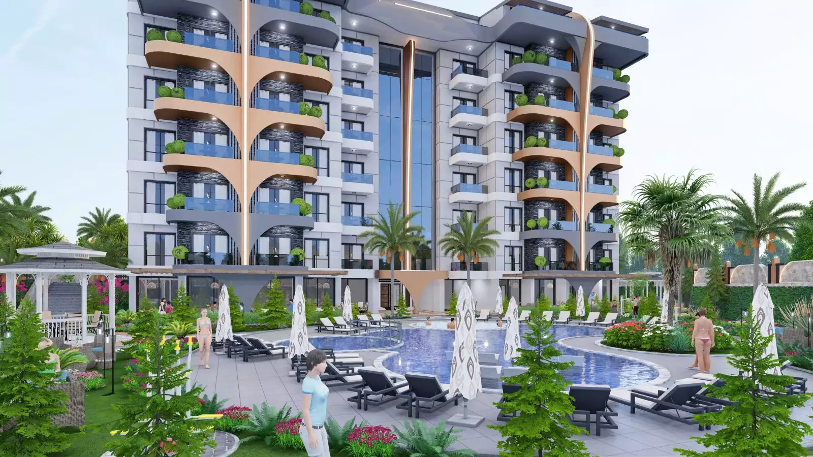 Flat 45m² in Turkey, Gazipasа. Priced at 99000€ rent photo-2