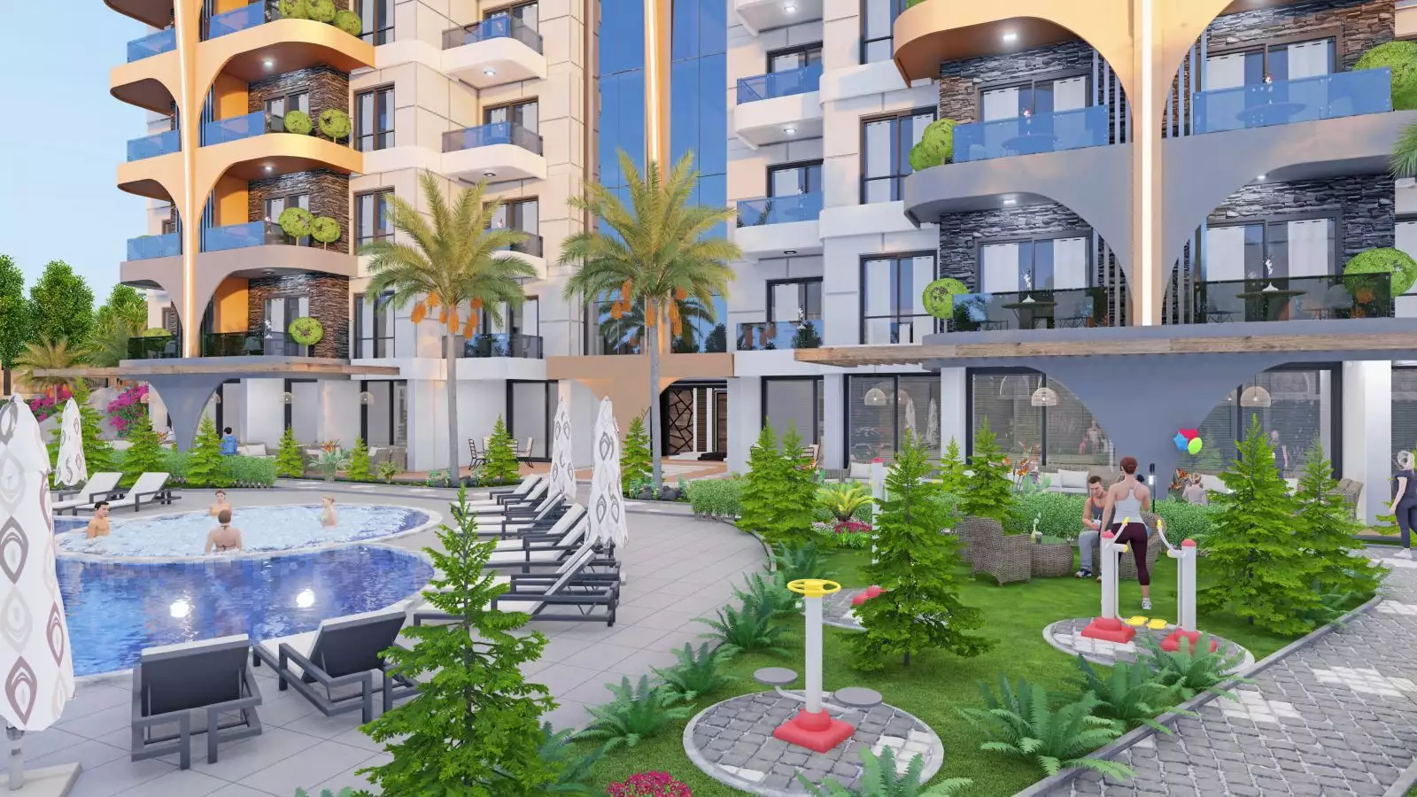 Flat 45m² in Turkey, Gazipasа. Priced at 99000€ rent photo-12