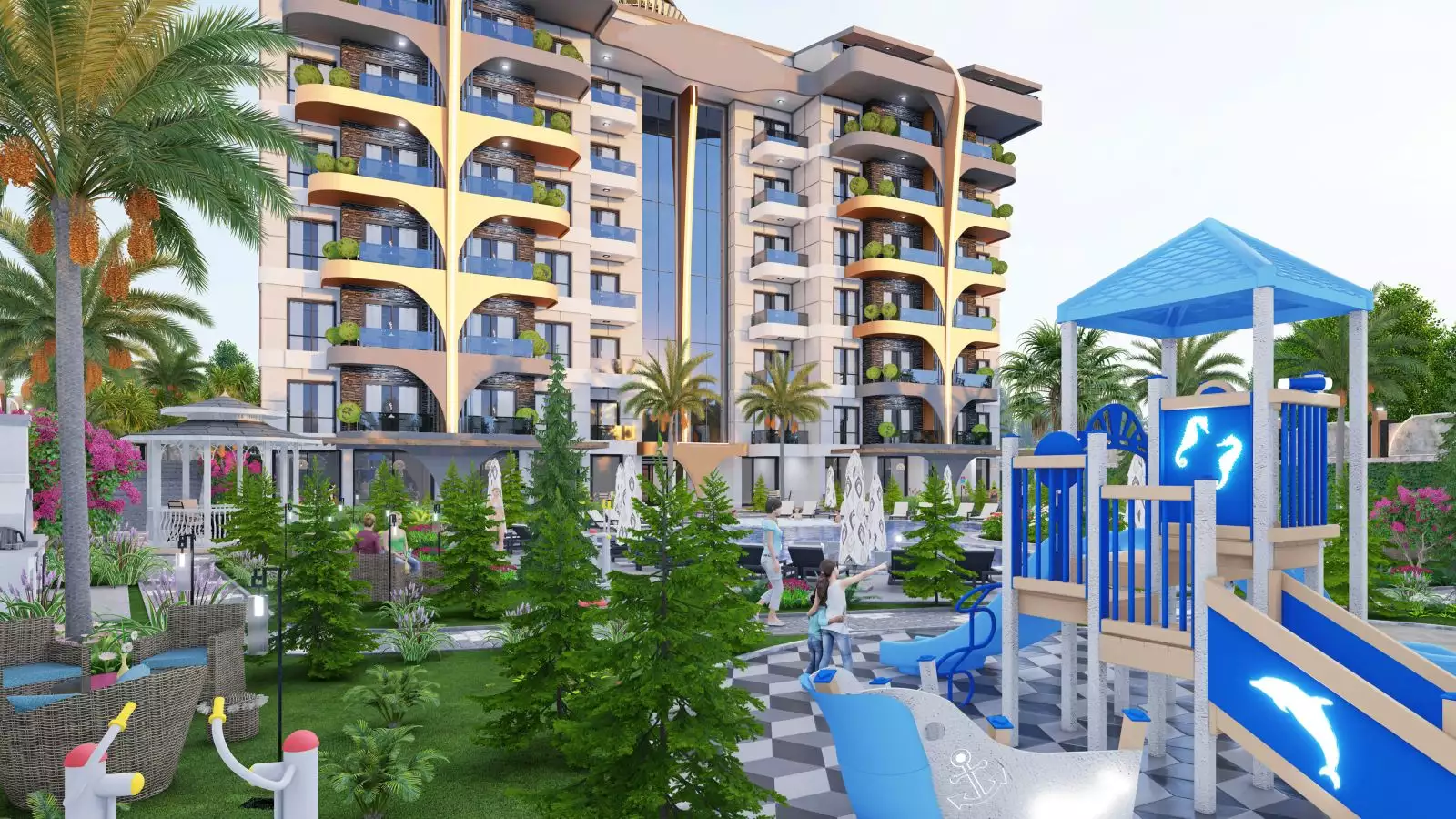 Flat 45m² in Turkey, Gazipasа. Priced at 99000€ rent photo-14