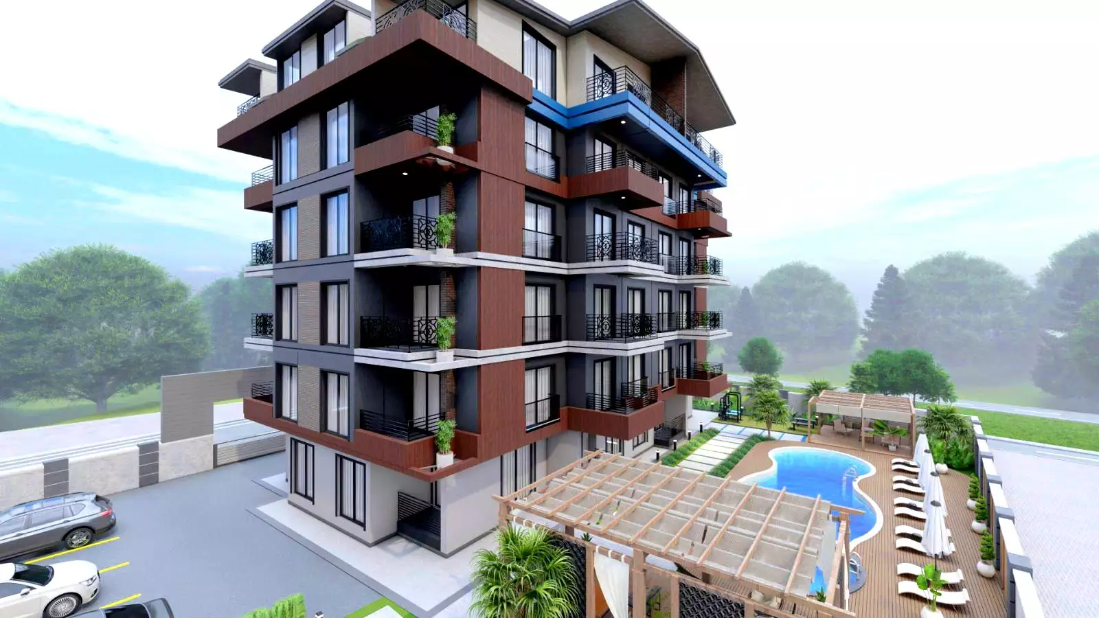 Flat 45m² in Turkey, Gazipasа. Priced at 108000€ rent photo-2