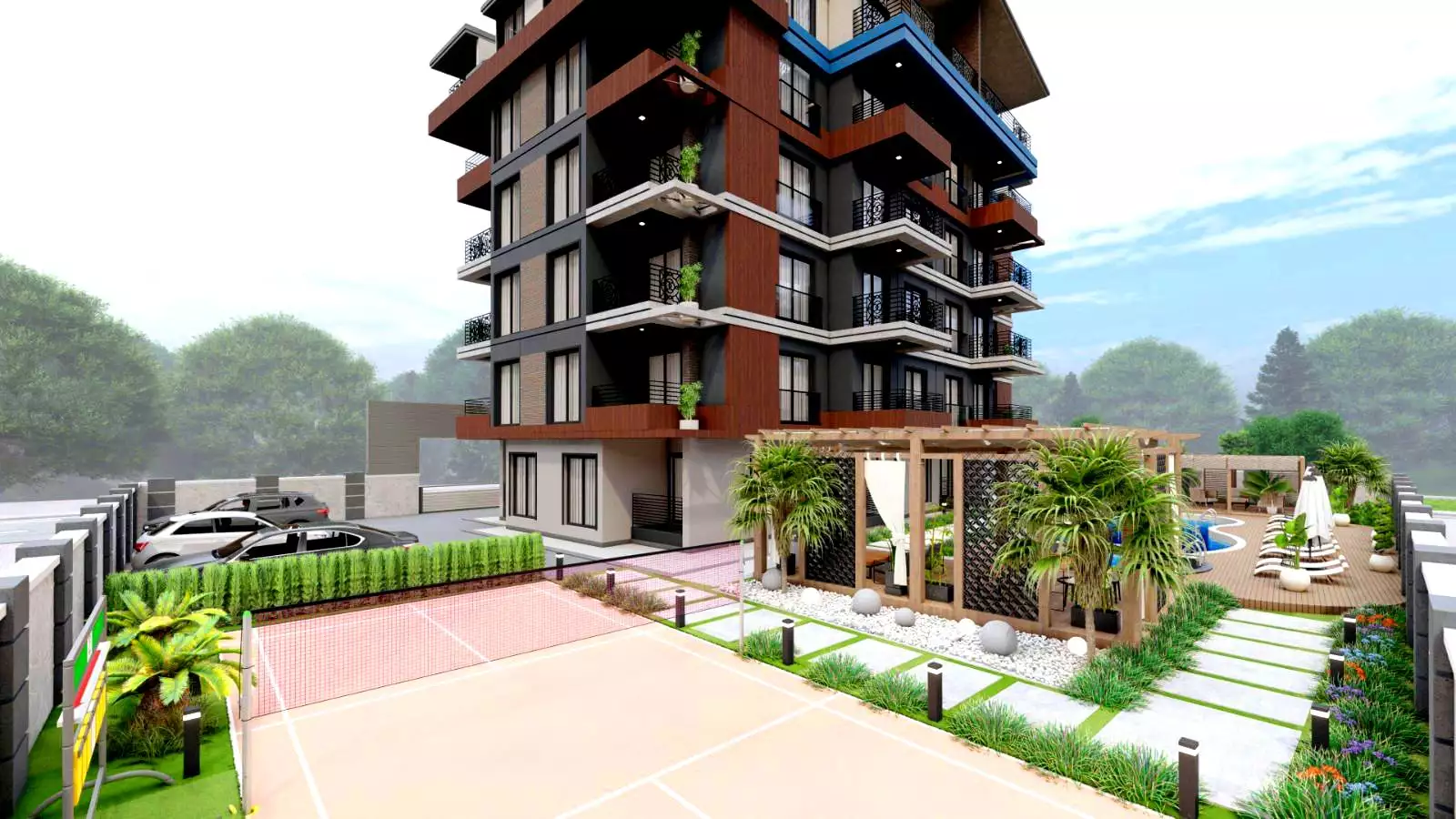 Flat 45m² in Turkey, Gazipasа. Priced at 108000€ rent photo-3