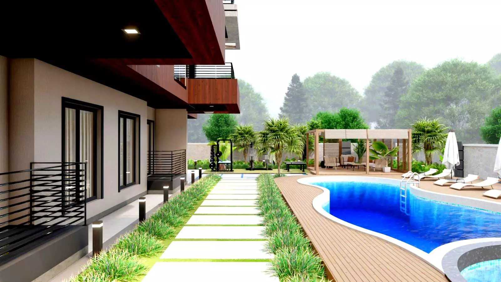 Flat 45m² in Turkey, Gazipasа. Priced at 108000€ rent photo-7