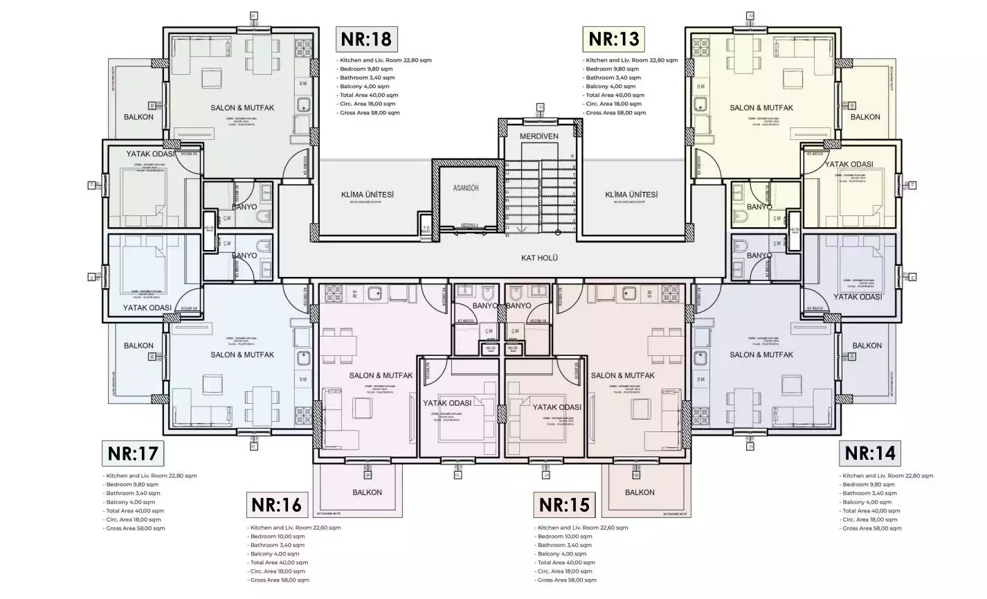 Flat 45m² in Turkey, Gazipasа. Priced at 108000€ rent photo-15