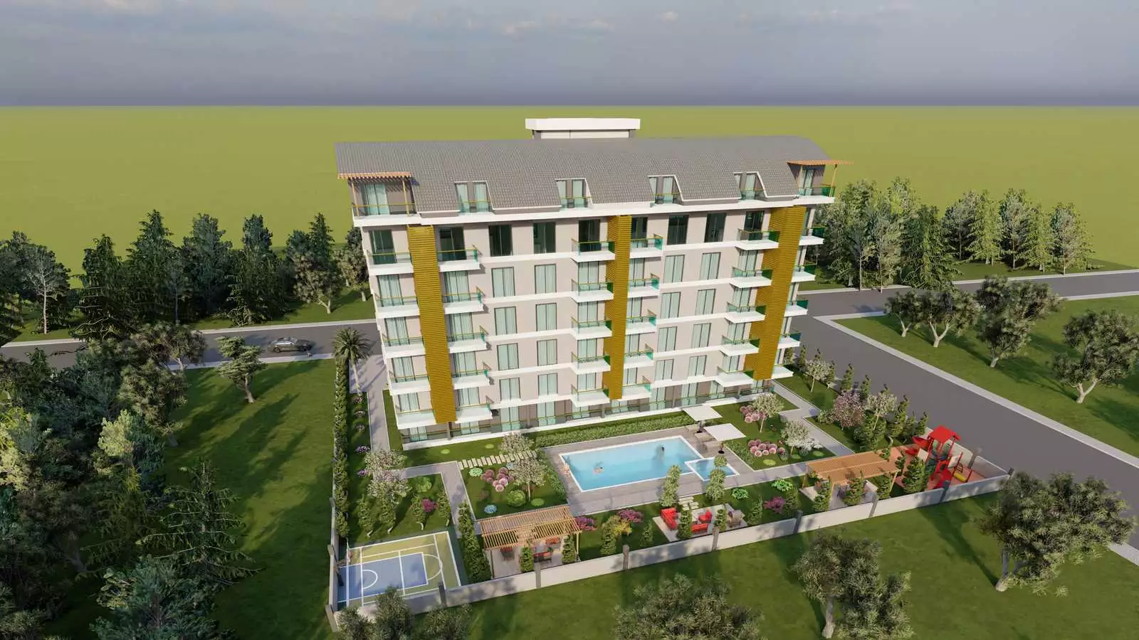 Flat 36m² in Turkey, Gazipasа. Priced at 138000€ rent photo-10