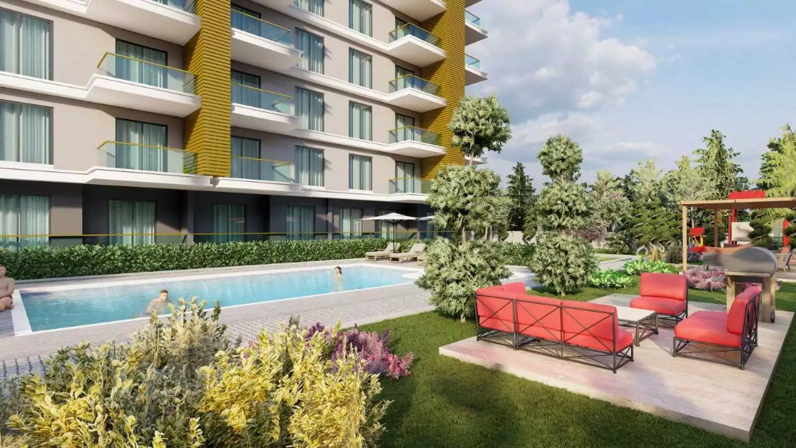 Flat 36m² in Turkey, Gazipasа. Priced at 138000€ rent photo-21