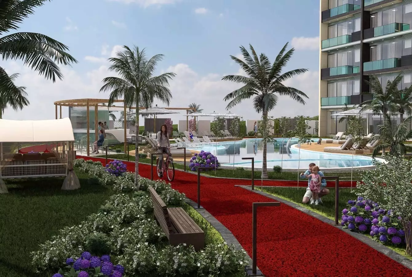 Flat 51m² in Turkey, Gazipasа. Priced at 124500€ rent photo-14