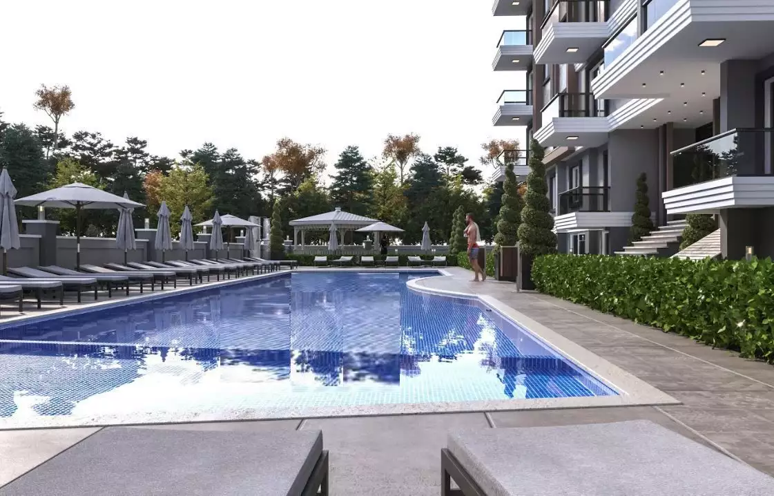 Flat 42m² in Turkey, Gazipasа. Priced at 90000€ rent photo-13