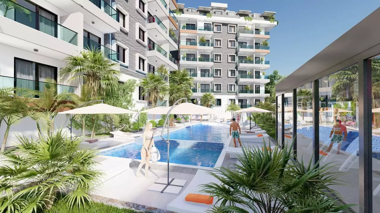 Flat 48m² in Turkey, Gazipasа. Priced at 105000€ rent photo-7