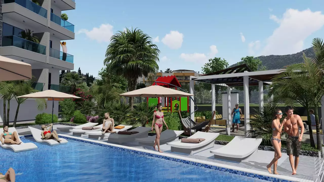 Flat 48m² in Turkey, Gazipasа. Priced at 105000€ rent photo-9